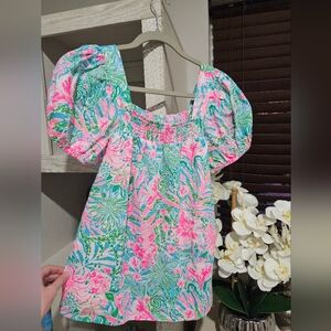 Lilly Pulitzer Puff Sleeve Top